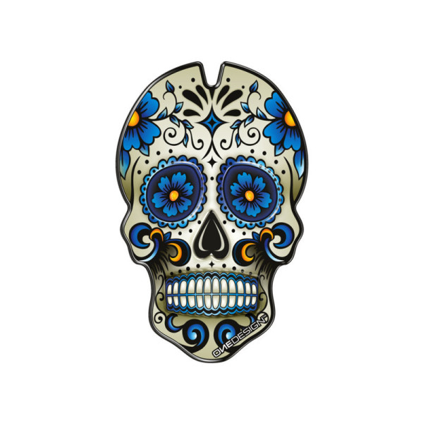 Puig Skull Tank Pad Blue